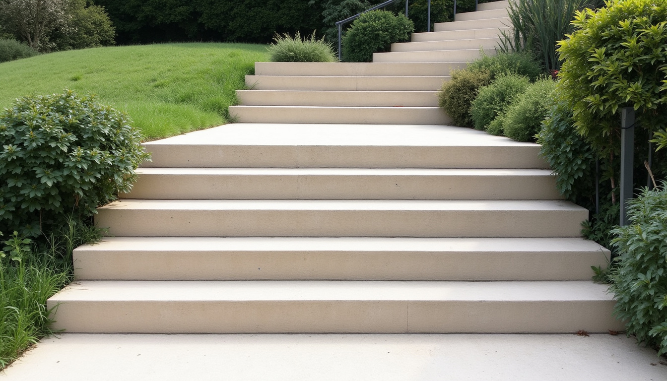 Monte-escalier extérieur installé dans une propriété de Gerbéviller, accès au jardin