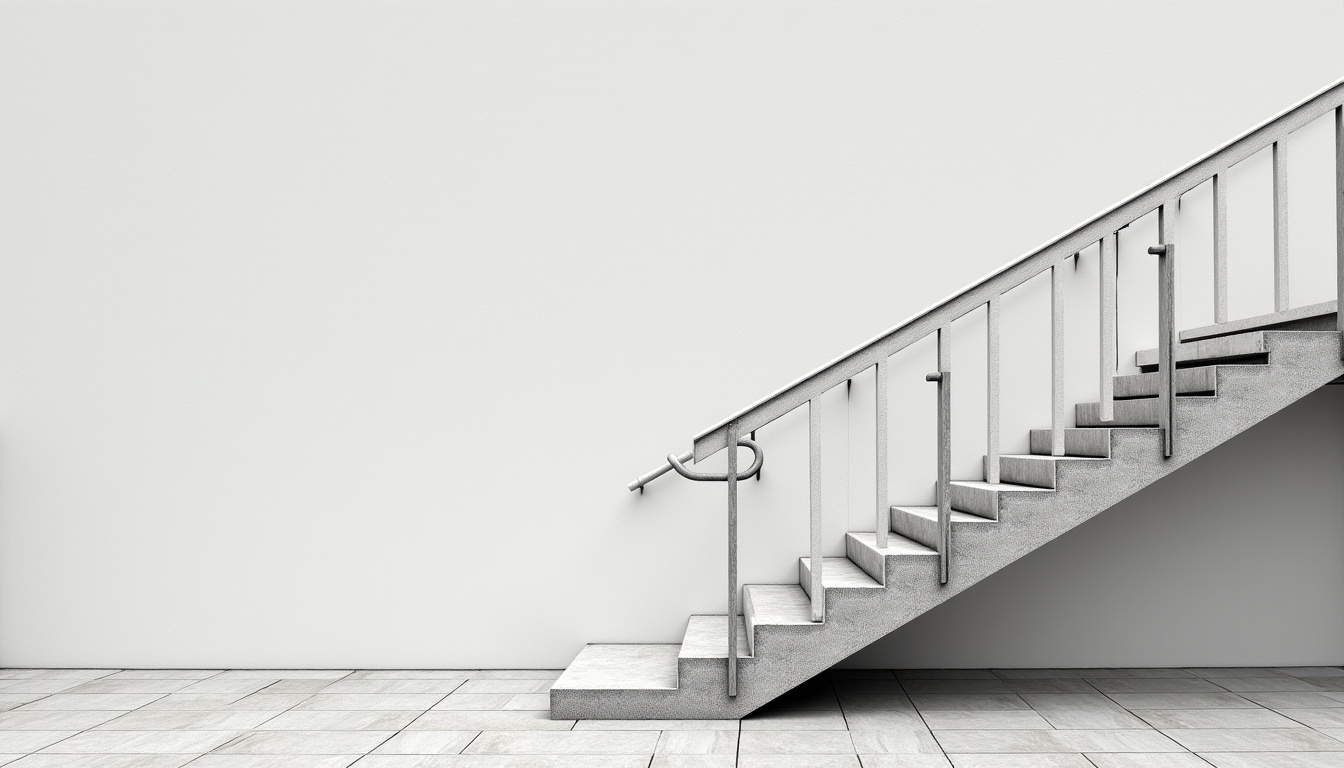 Monte-escalier extérieur installé devant une habitation à Allonne