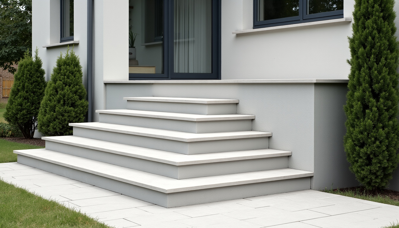 Monte-escalier extérieur installé devant une maison à Génissieux, conçu pour résister aux intempéries et aux variations de température