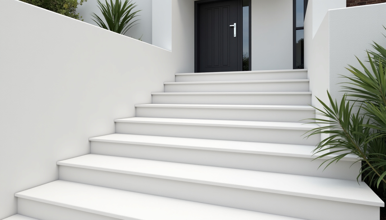 Monte-escalier extérieur installé devant une maison à Sarbazan