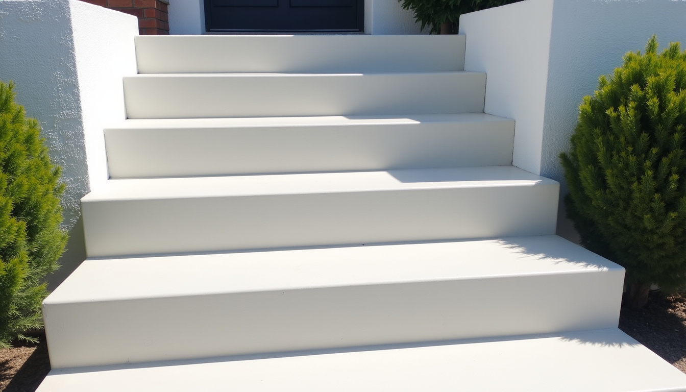 Monte-escalier extérieur installé devant une maison à Villeneuve-en-Perseigne