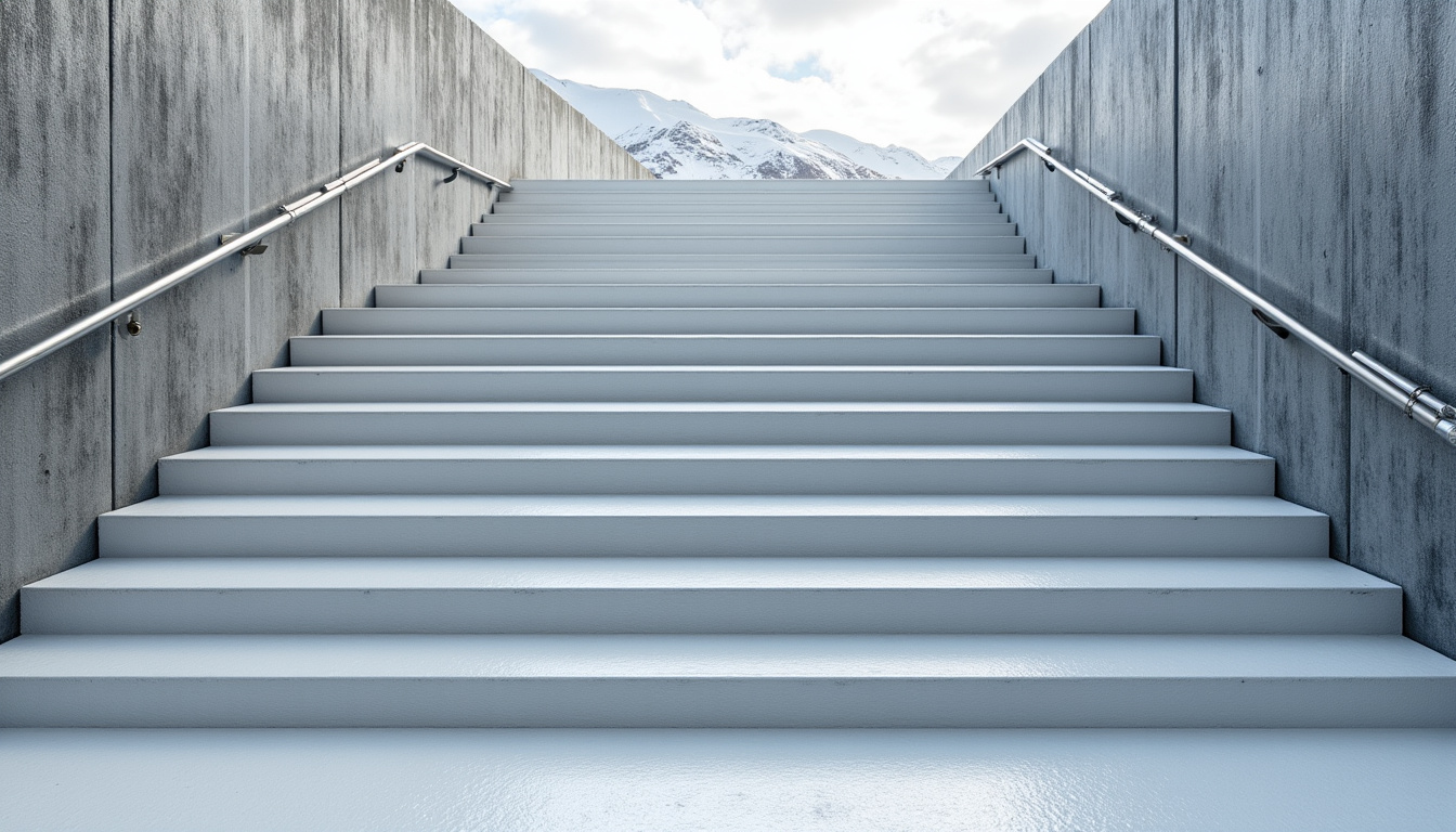 Monte-escalier extérieur installé sur un perron à Saint-Thibaud-de-Couz en Savoie