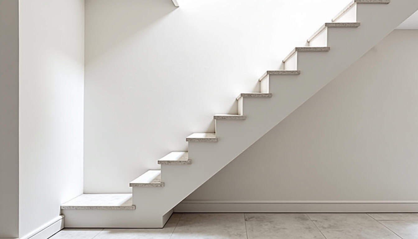 Monte-escalier installé dans une maison à Russ, vue d
