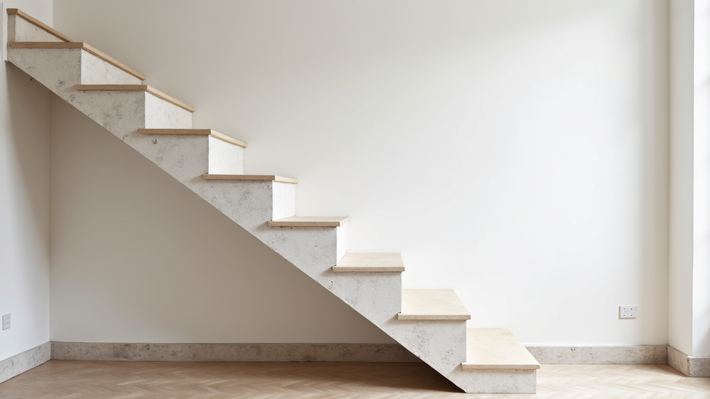 Monte-escalier installé dans une maison ancienne d