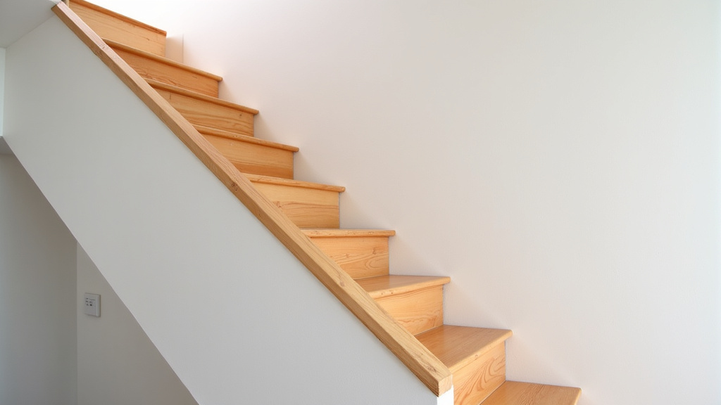 Monte-escalier installé dans une maison de Martinet, montrant un modèle droit sur un escalier en bois