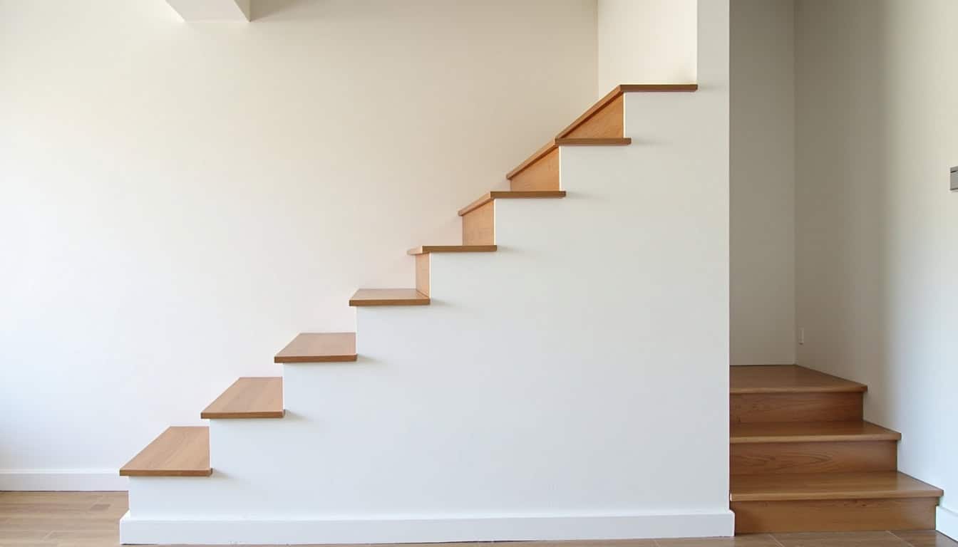 Monte-escalier installé dans une maison traditionnelle alsacienne à Muntzenheim