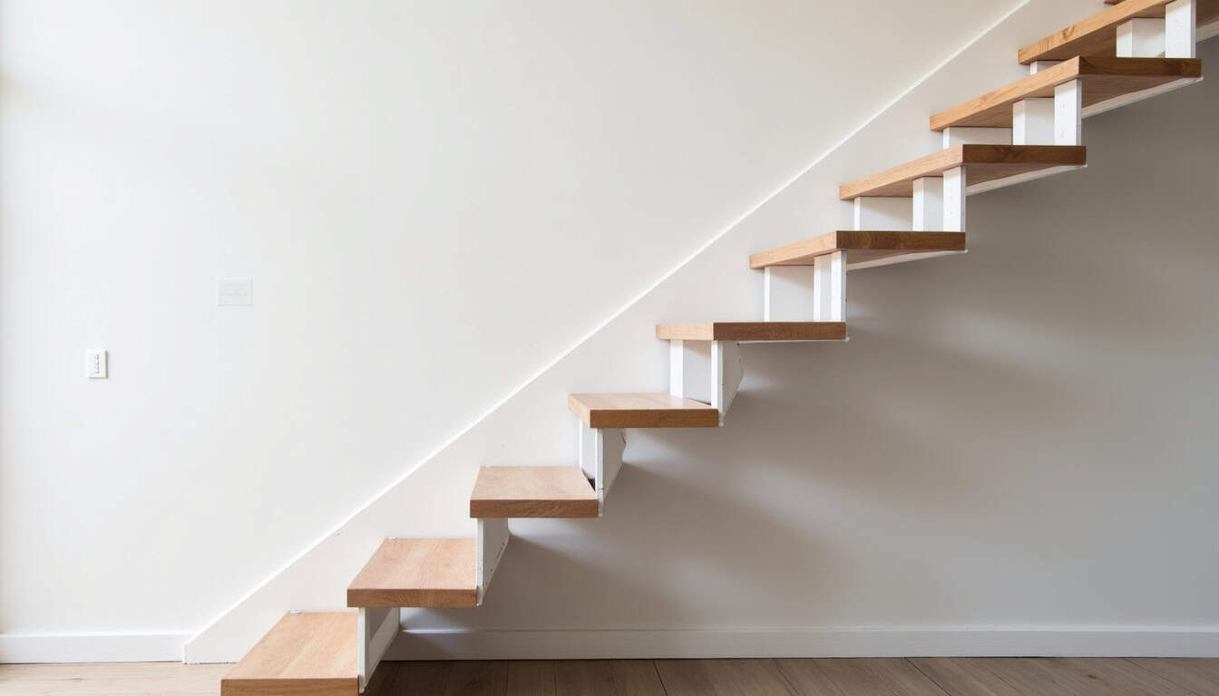 Monte-escalier installé dans une maison traditionnelle de Saint-Pierre-en-Auge