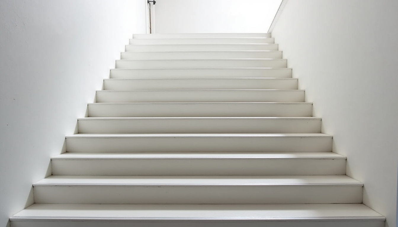 Monte-escalier installé et en fonctionnement dans un escalier à Villeneuve-la-Garenne