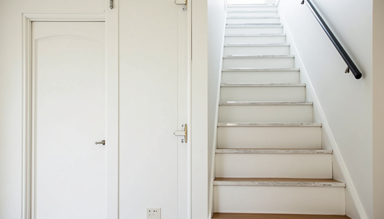 Monte-escalier installé et en fonctionnement dans une maison à Sainte-Marie-de-Gosse