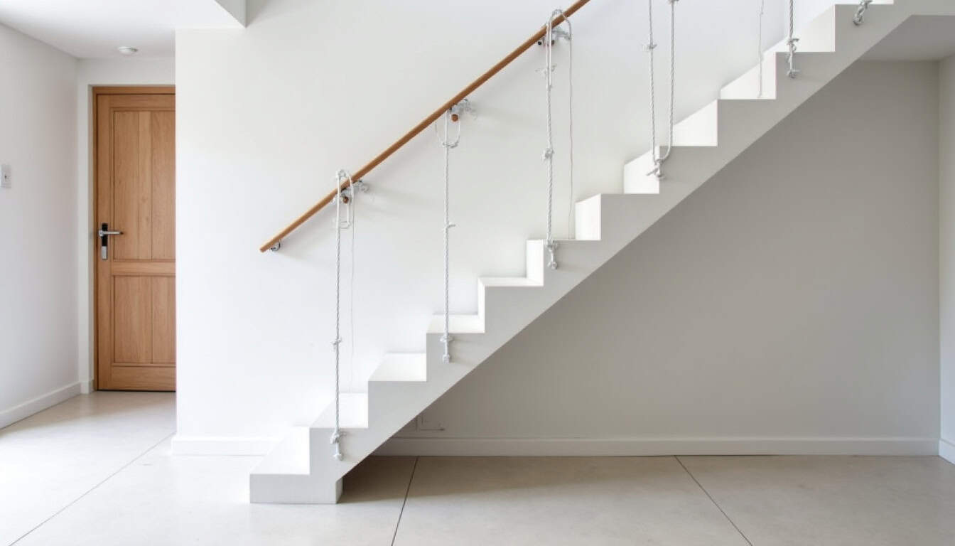 Monte-escalier installé et fonctionnel dans un salon à Hostens