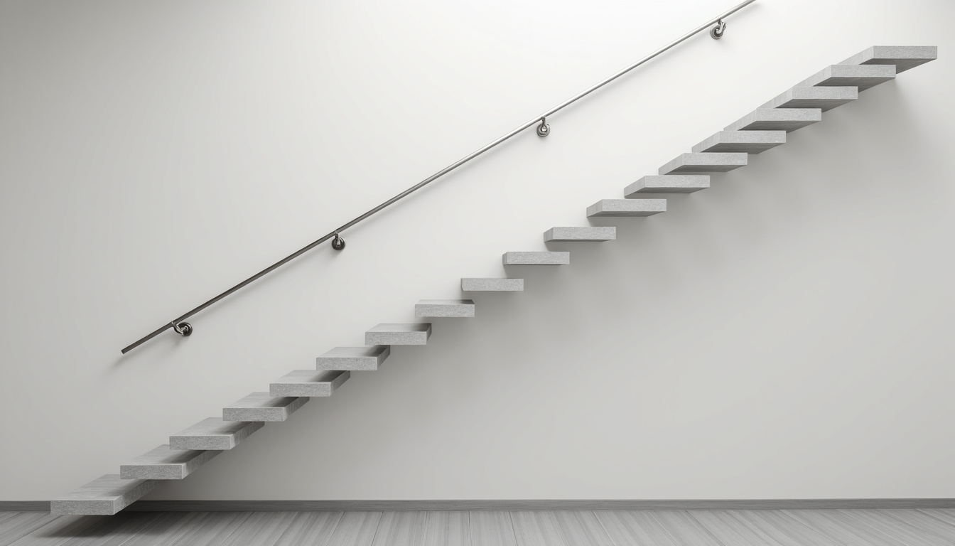 Monte-escalier installé sur un escalier droit à Torvilliers