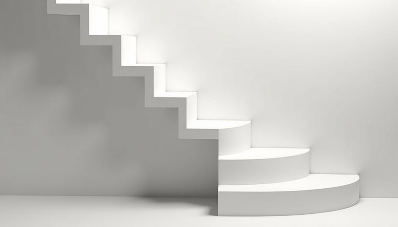 Monte-escalier installé sur un escalier droit dans une maison à Épehy