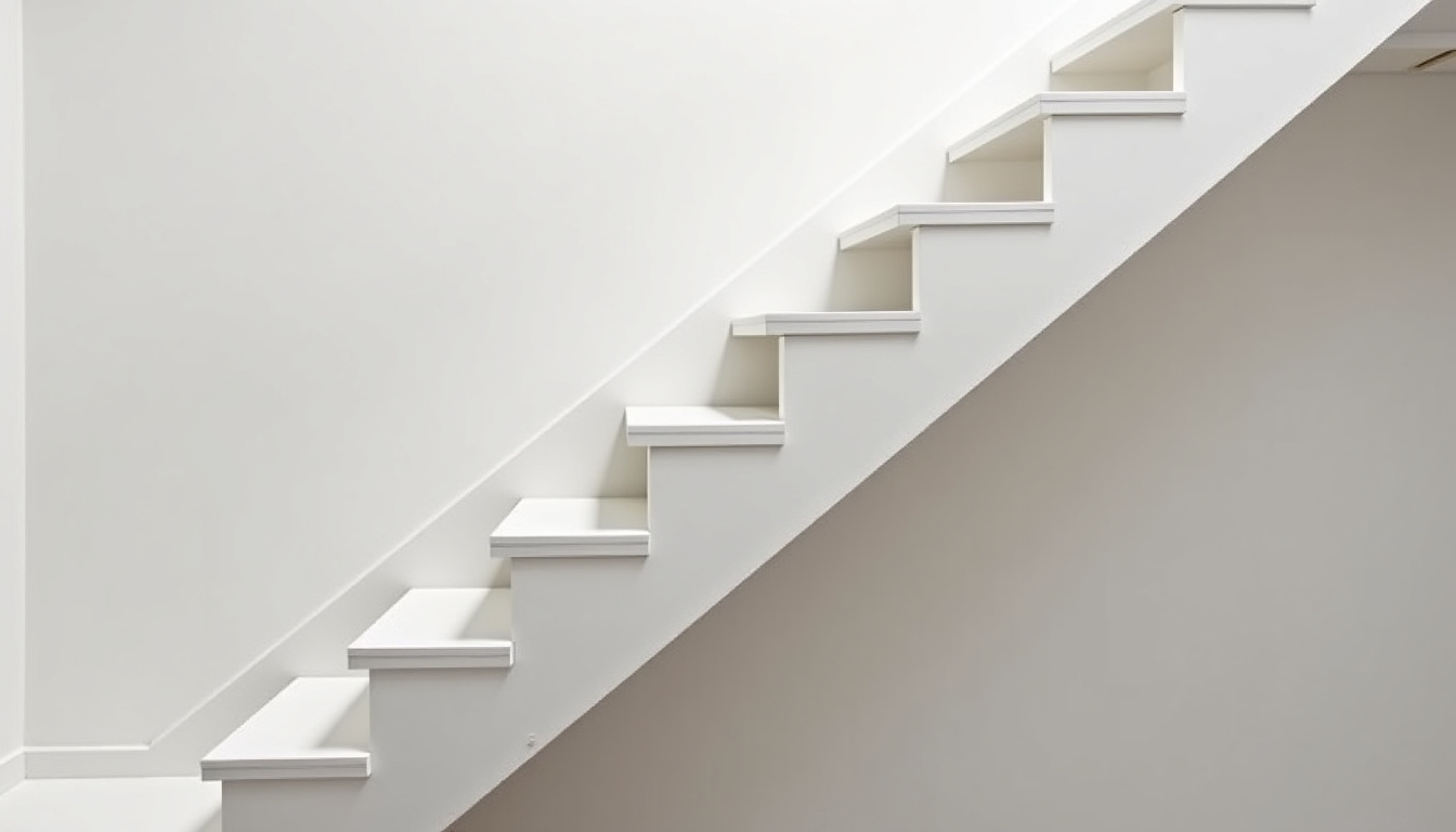 Monte-escalier installé sur un escalier droit dans une maison à Villers-les-Pots