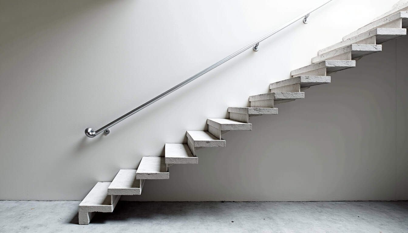 Monte-escalier installé sur un escalier étroit à Gimont, démontrant l