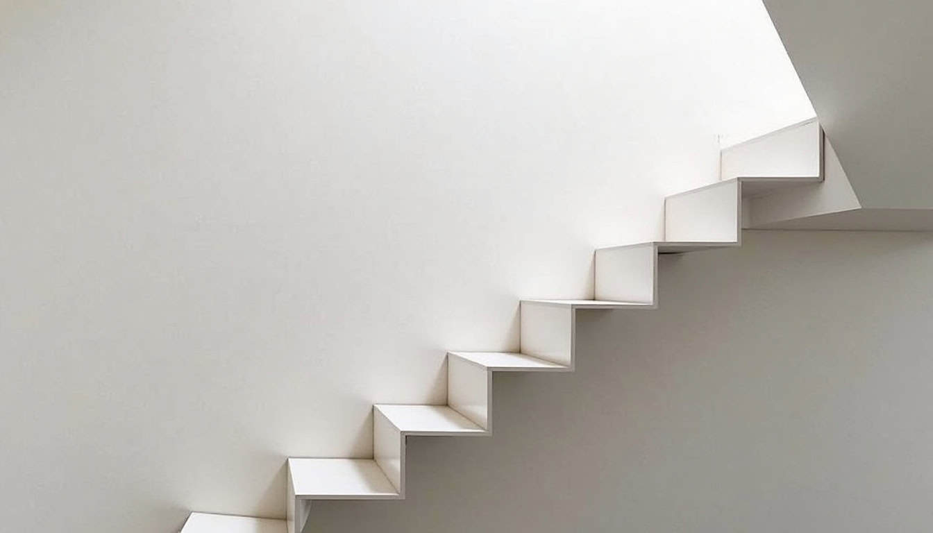 Monte-escalier installé sur un escalier étroit à Vaivre-et-Montoille
