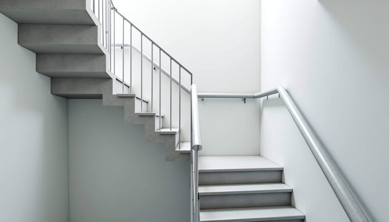 Monte-escalier installé sur un escalier étroit