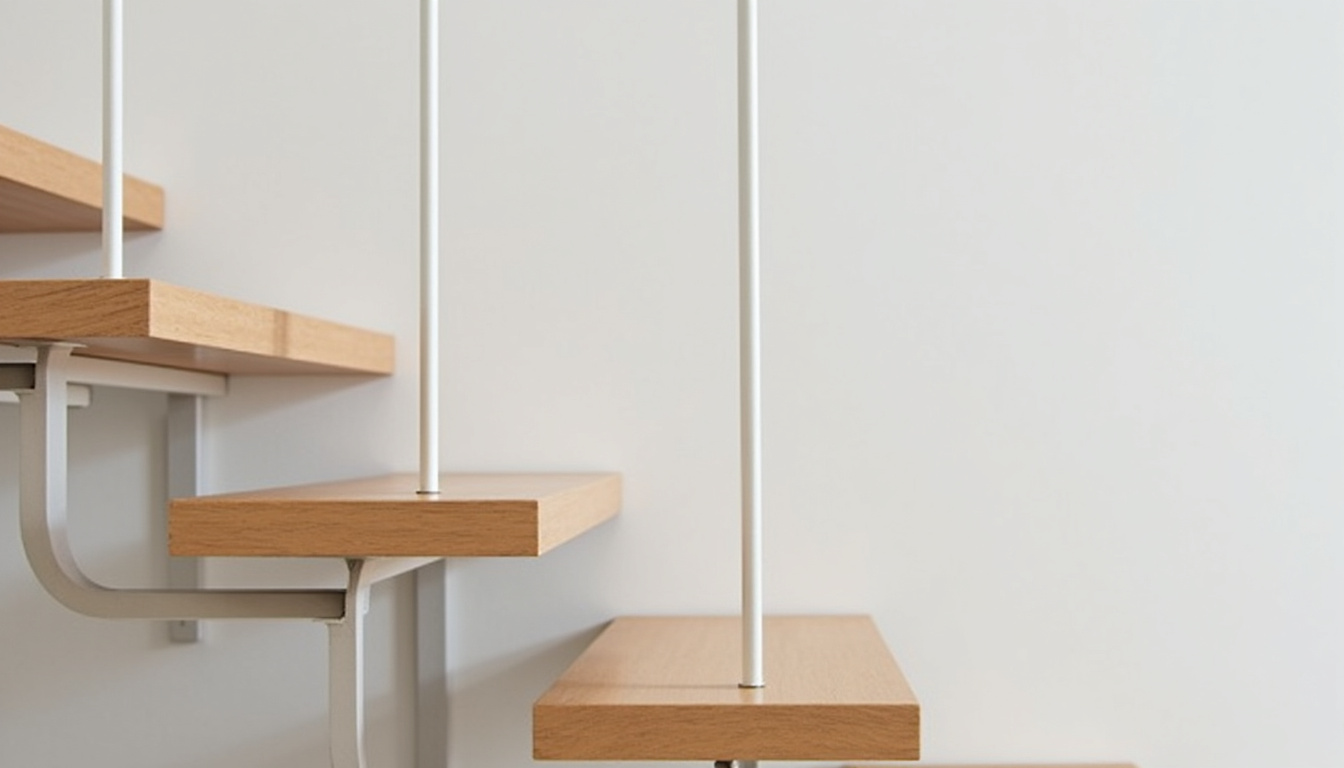 Monte-escalier installé sur un escalier intérieur dans une maison à Audenge