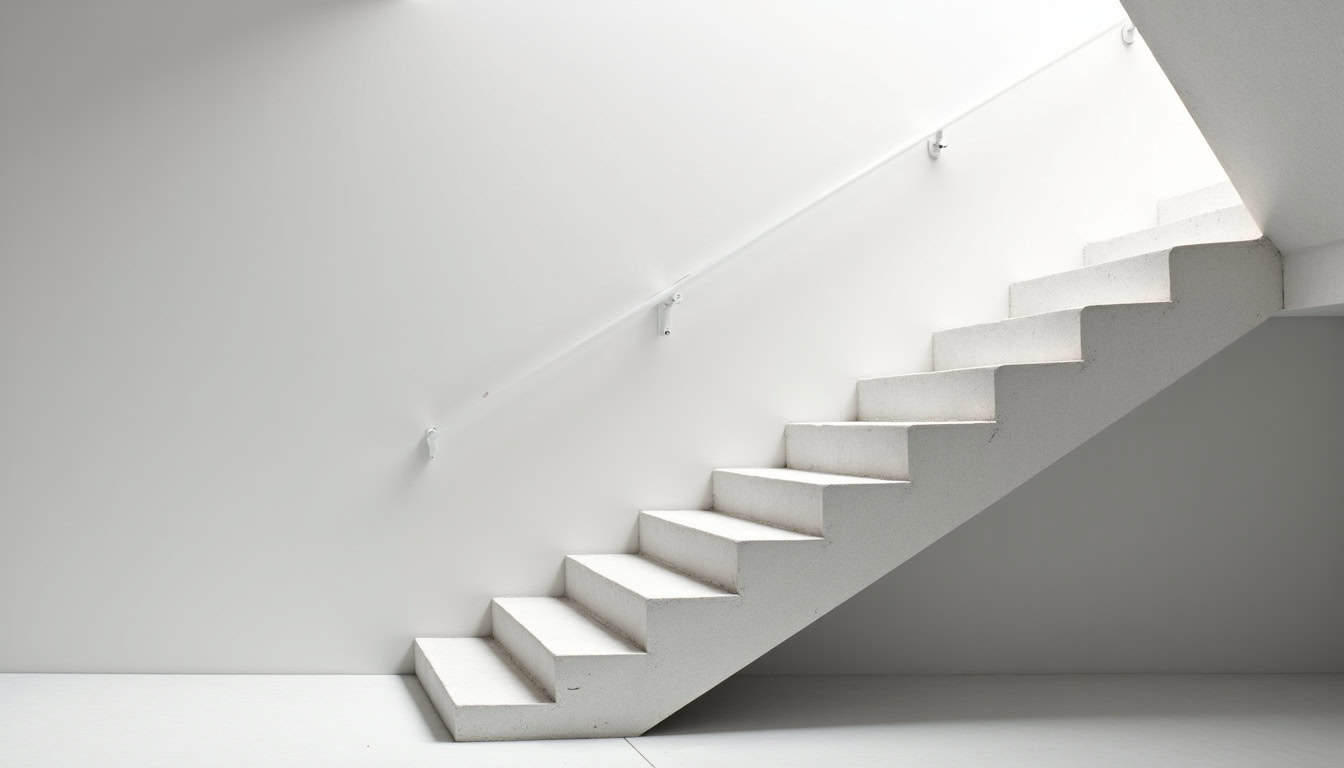 Monte-escalier installé sur un escalier tournant à Perrigny