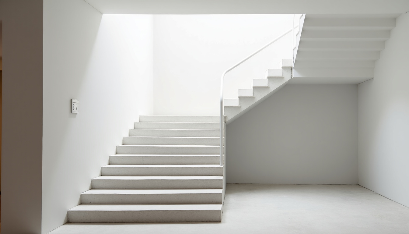 Monte-escalier intégré dans un intérieur moderne à Bédoin