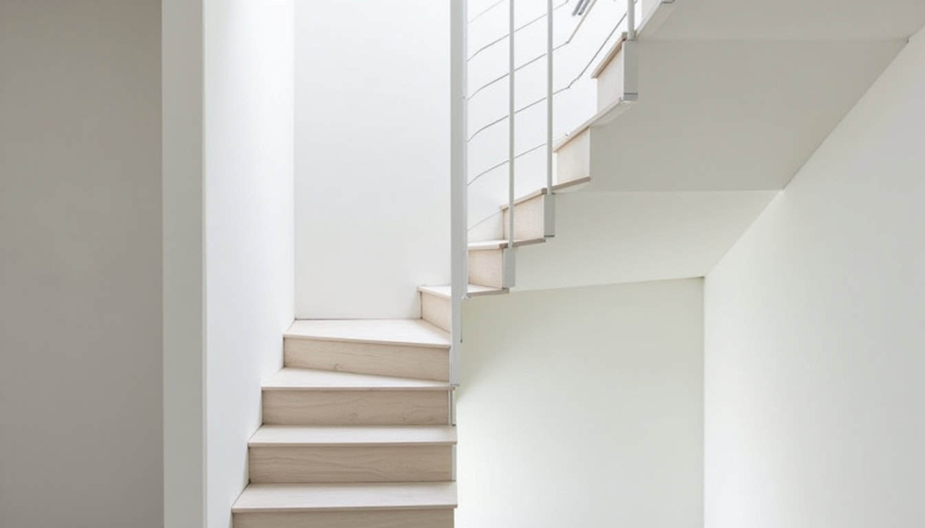 Monte-escalier intégré discrètement dans une maison à Derval