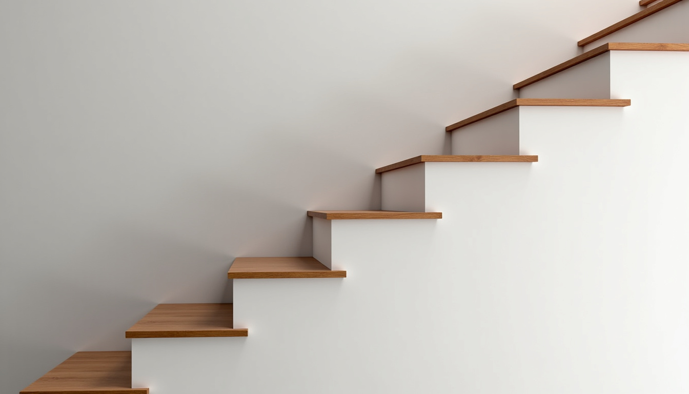 Monte-escalier modèle droit installé dans une maison traditionnelle de Saint-Onen-la-Chapelle