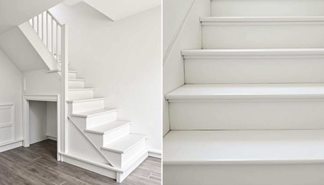 Monte-escalier terminé et en fonctionnement dans une maison de Saint-Romain-de-Benet