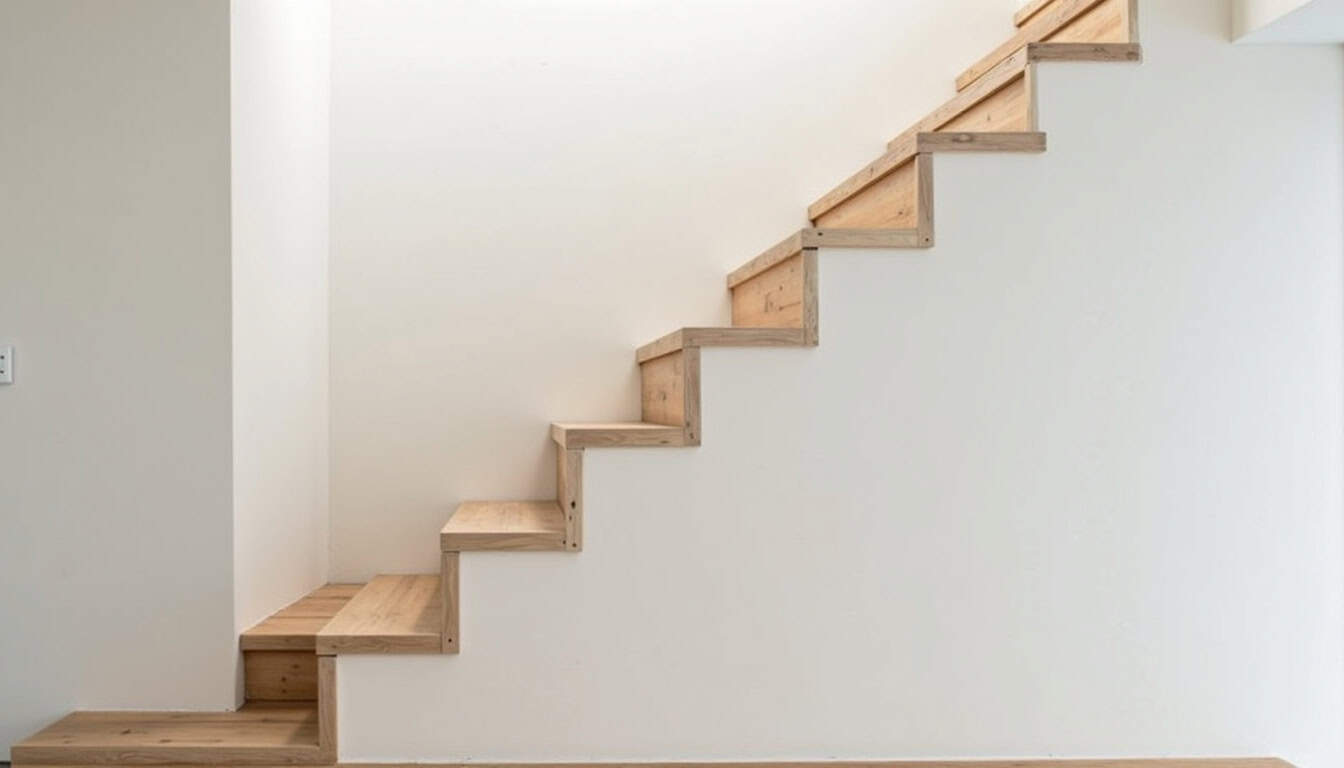 Monte-escalier terminé installé dans une maison à Varennes-Vauzelles