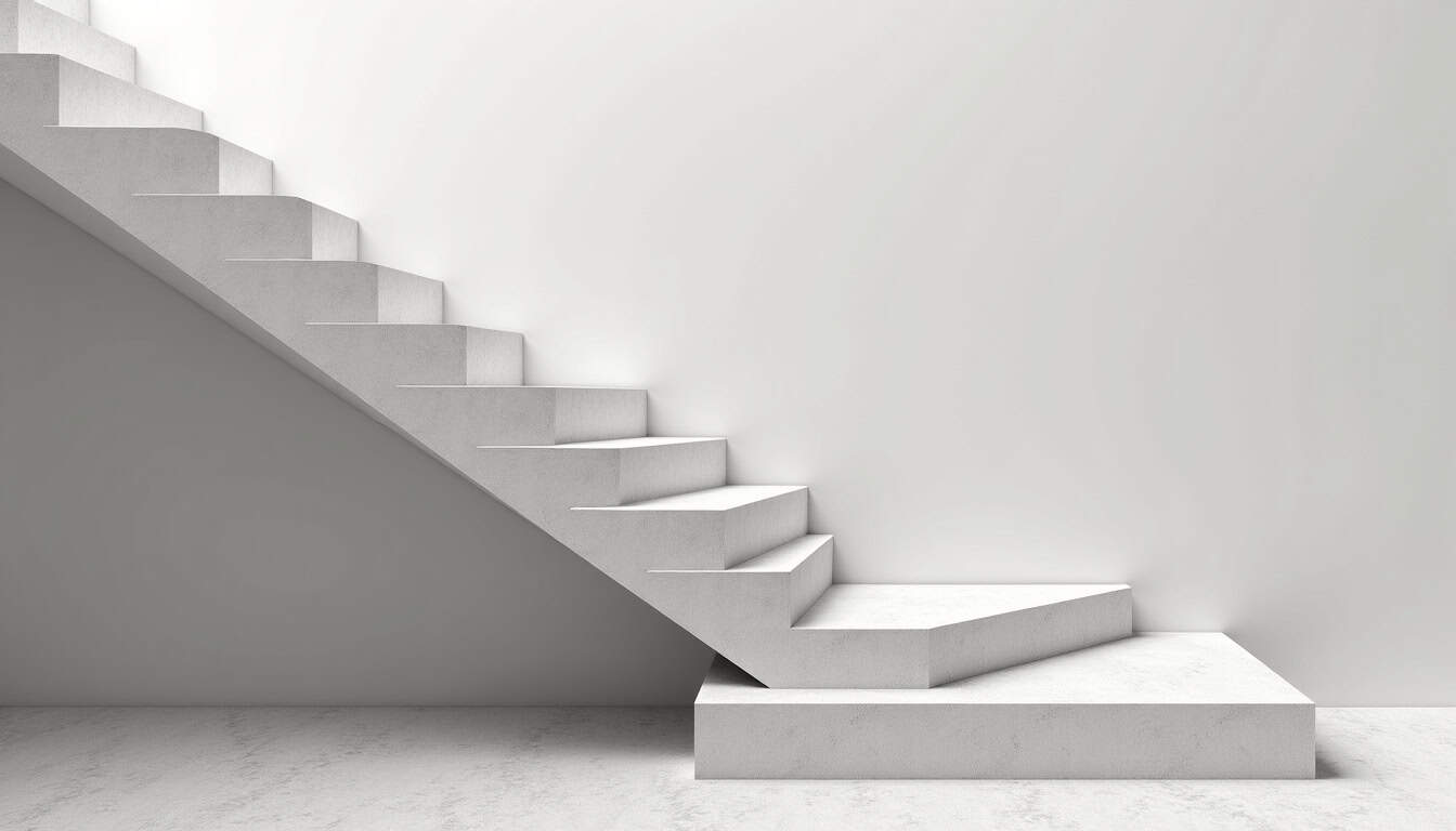 Monte-escalier tournant en cours d