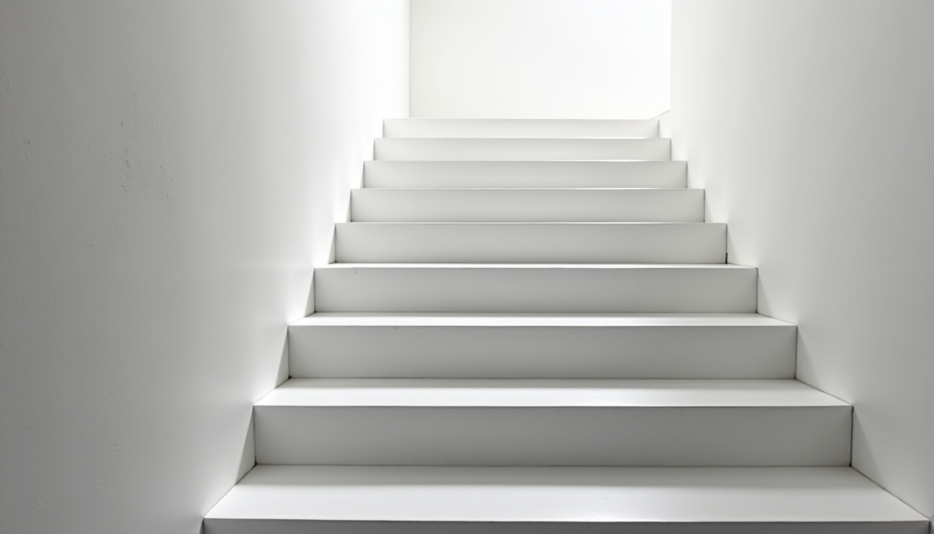 Monte-escalier tournant en cours d