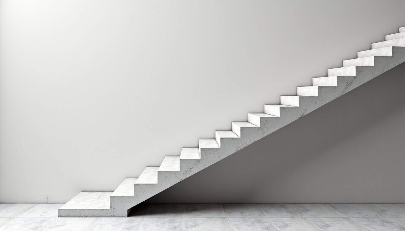 Monte-escalier tournant en cours d