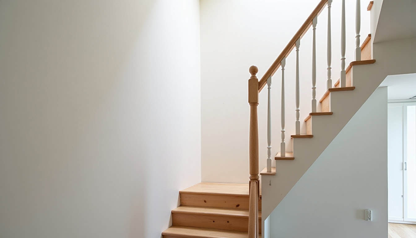 Monte-escalier tournant installé chez un résident de Granges-Aumontzey dans une maison traditionnelle