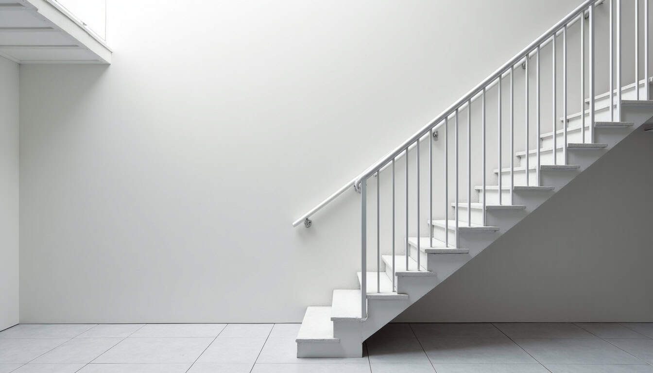 Monte-escalier tournant installé dans un escalier en colimaçon à Leffrinckoucke