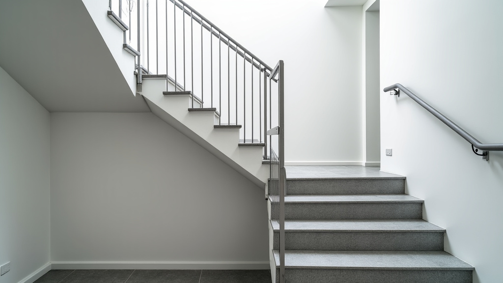 Monte-escalier tournant installé dans un escalier en colimaçon à Livry-sur-Seine