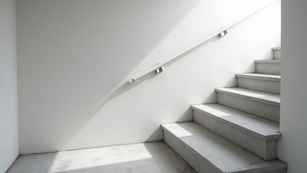Monte-escalier tournant installé dans un escalier en colimaçon à Saint-Jean-d