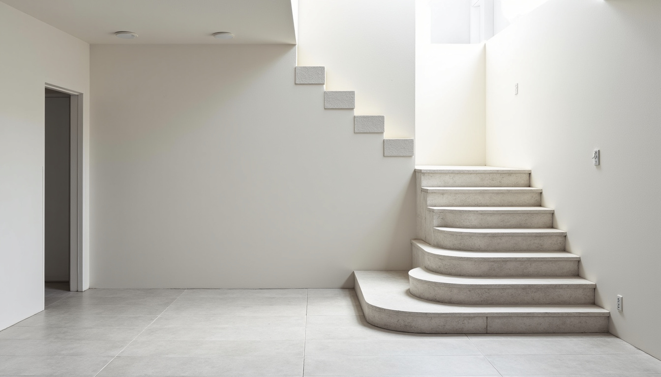 Monte-escalier tournant installé dans une habitation à Blaye-les-Mines