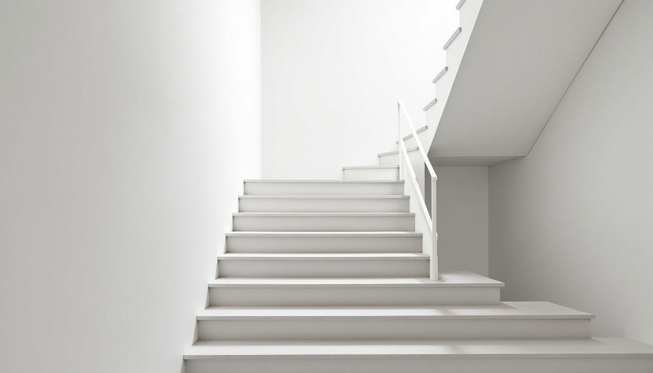 Monte-escalier tournant installé dans une maison à Calonne-sur-la-Lys