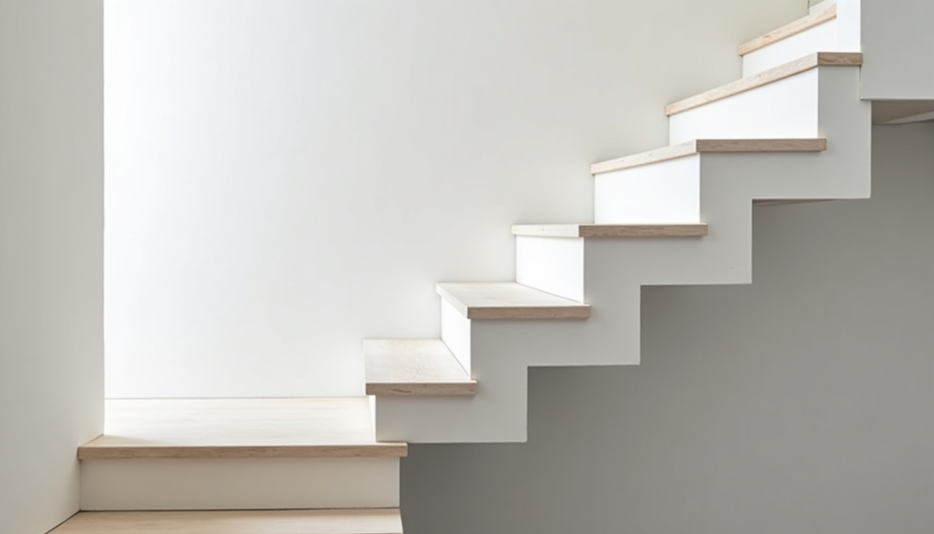 Monte-escalier tournant installé dans une maison à Caluire-et-Cuire avec courbe prononcée