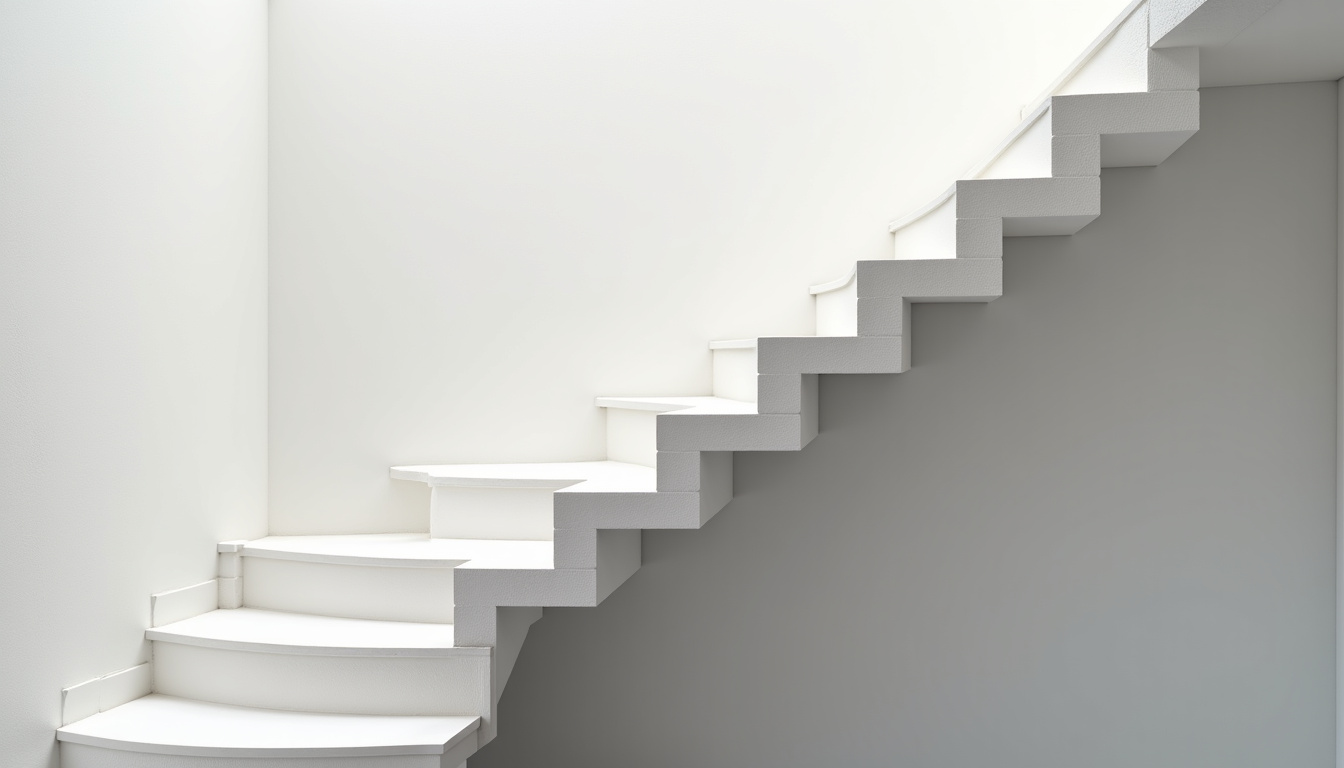 Monte-escalier tournant installé dans une maison à La Dominelais