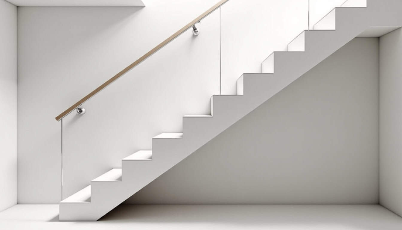 Monte-escalier tournant installé dans une maison à La Merlatière, escalier avec virage en colimaçon