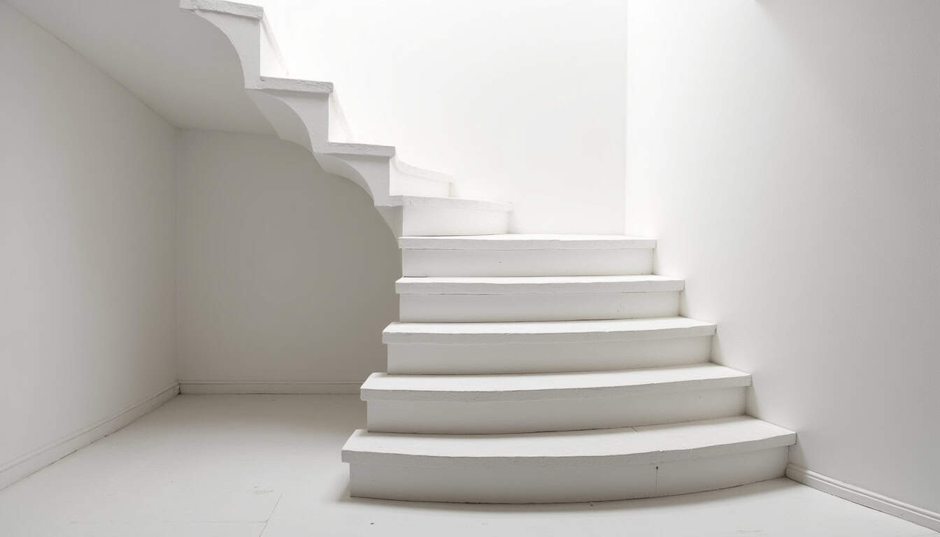 Monte-escalier tournant installé dans une maison à Le Château-d