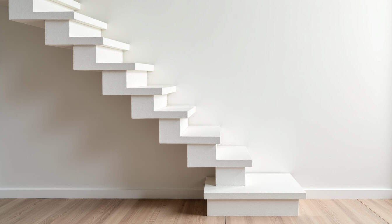 Monte-escalier tournant installé dans une maison à Lit-et-Mixe