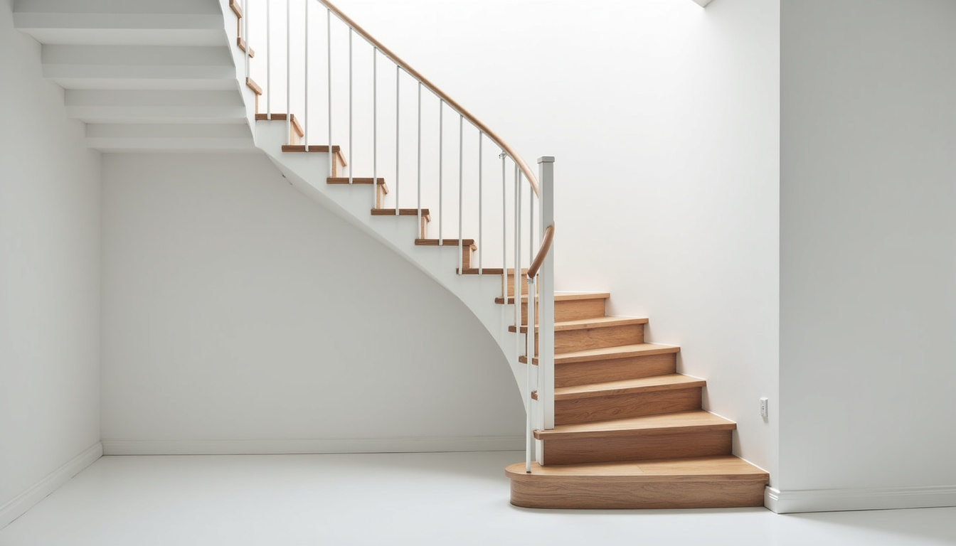 Monte-escalier tournant installé dans une maison à Montfort-sur-Argens