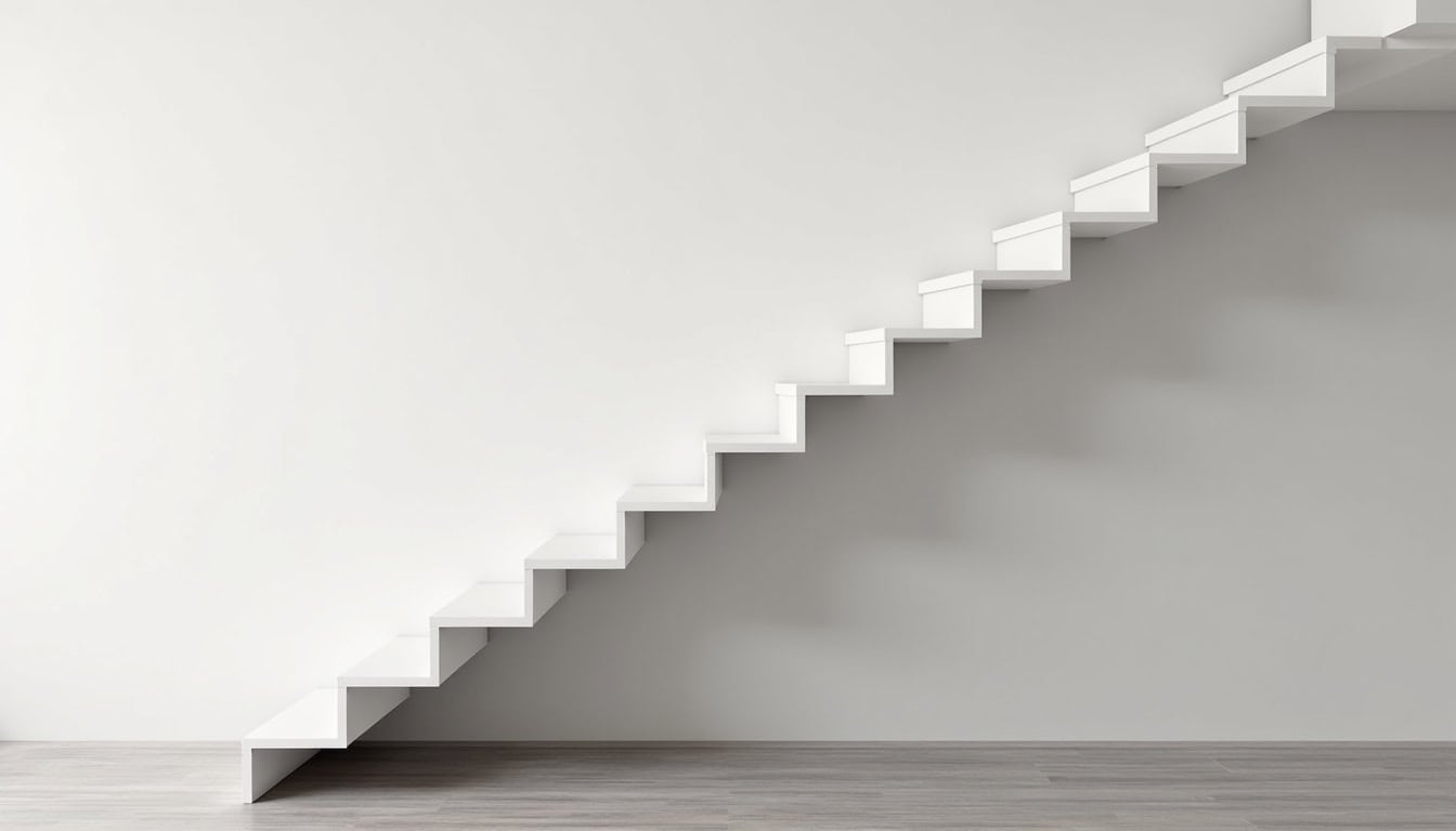 Monte-escalier tournant installé dans une maison à Rousies