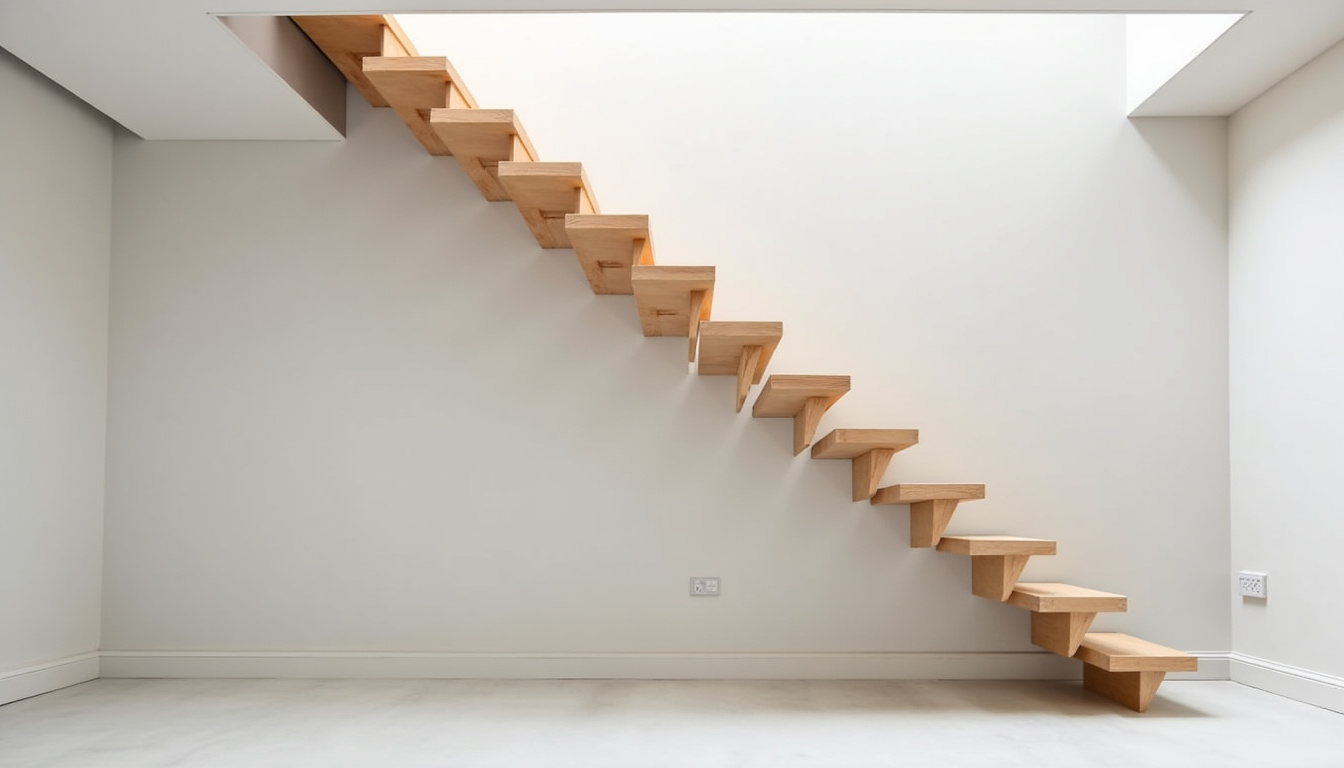 Monte-escalier tournant installé dans une maison à Sainte-Gemme-la-Plaine