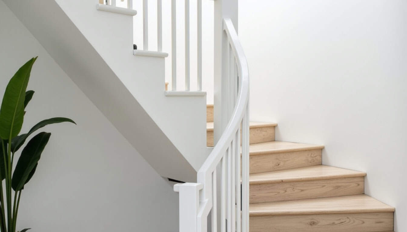 Monte-escalier tournant installé dans une maison à Sainte-Marie-aux-Mines