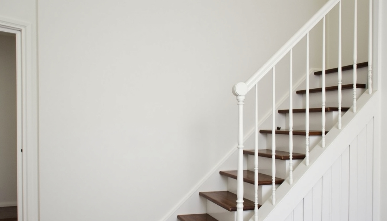Monte-escalier tournant installé dans une maison à Survilliers, adapté à un escalier avec virage