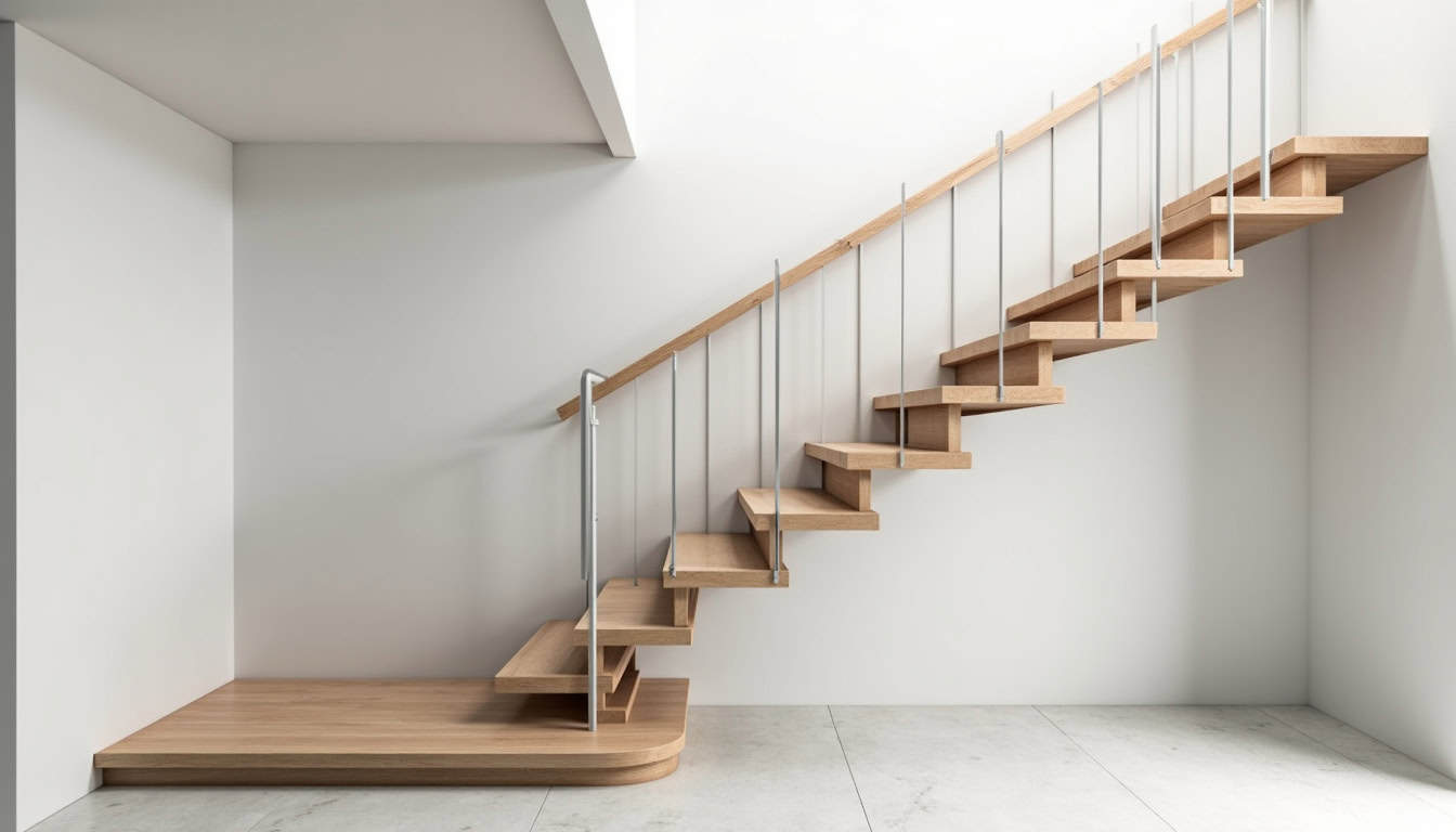 Monte-escalier tournant installé dans une maison à Sussargues avec escalier en colimaçon