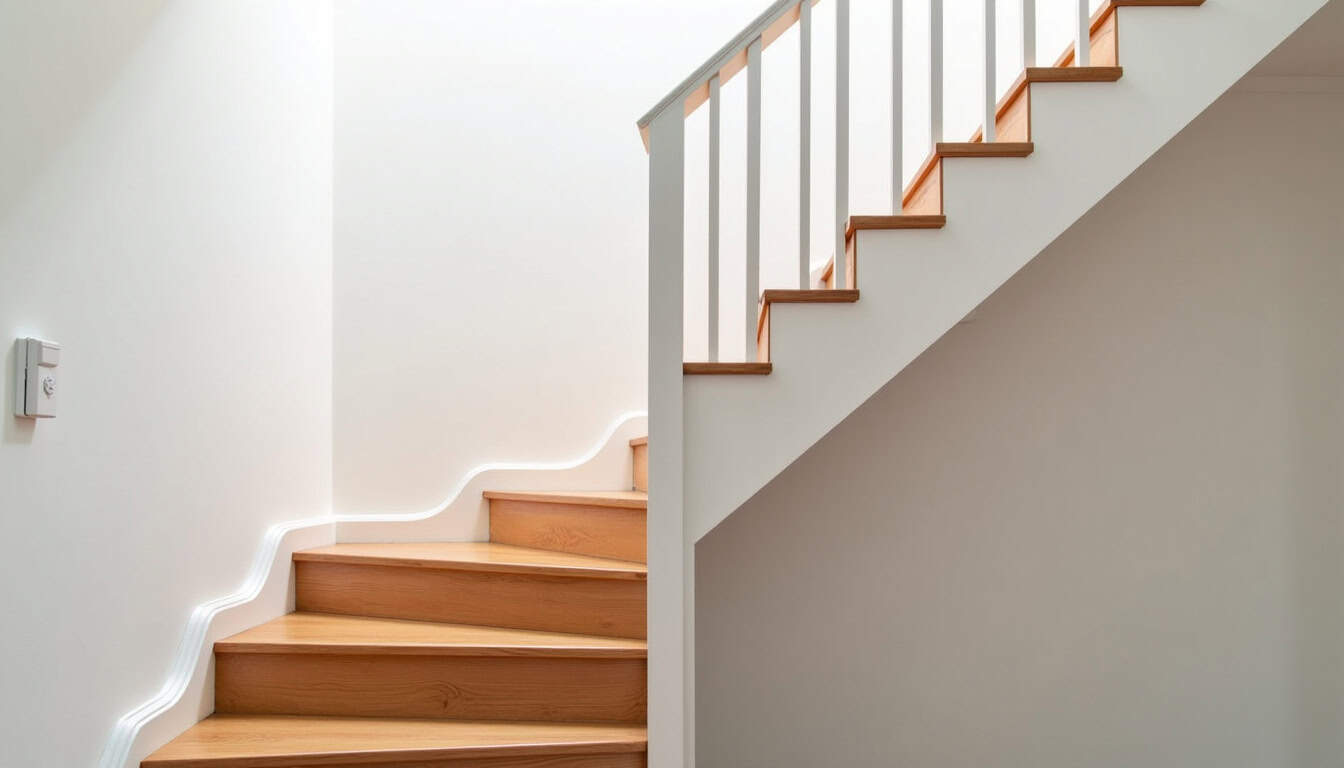 Monte-escalier tournant installé dans une maison à Teloché (72220) avec escalier en colimaçon