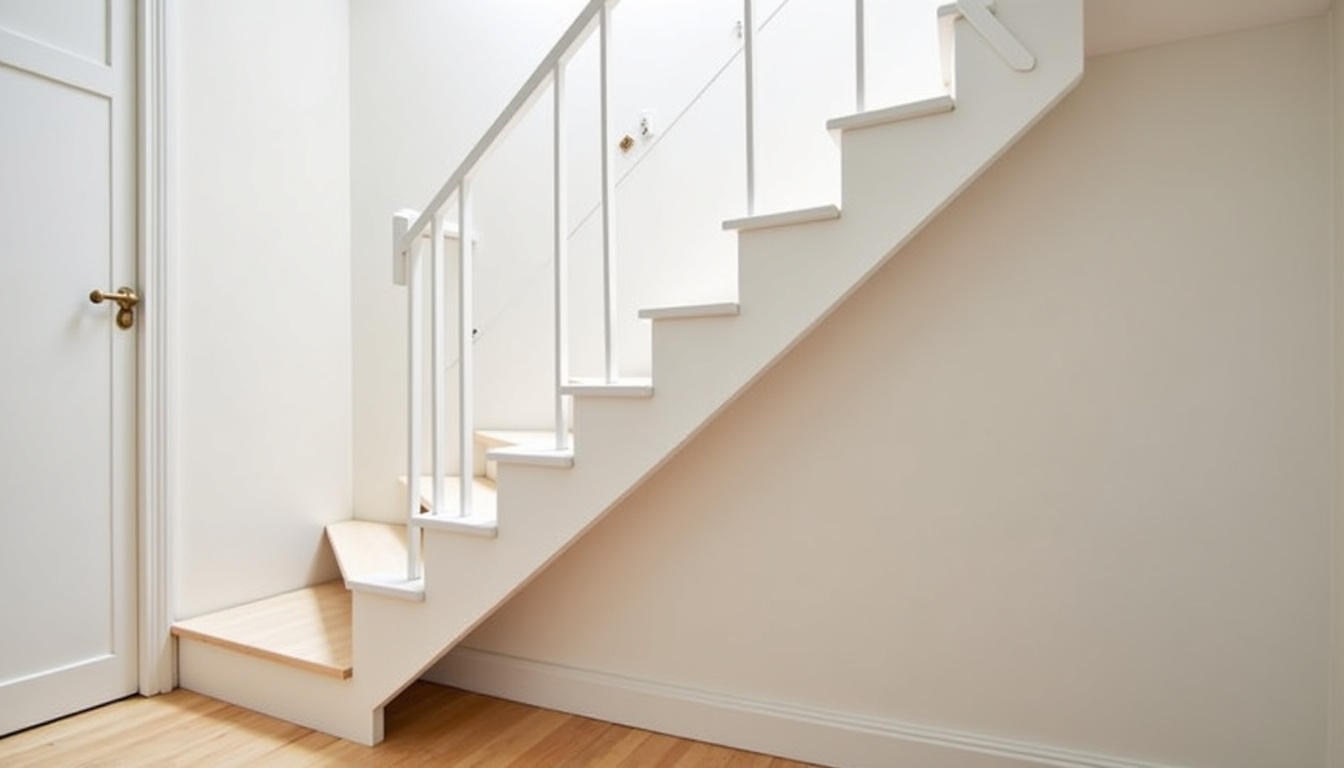 Monte-escalier tournant installé dans une maison à Wailly, adapté à un escalier en colimaçon