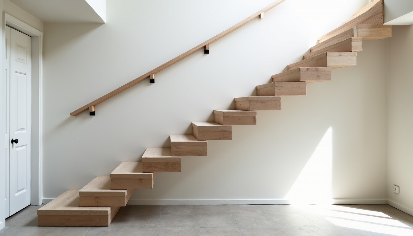 Monte-escalier tournant installé dans une maison ancienne à Cubnezais